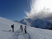 Salita invernale da Plassa di Zambla Alta al Rifugio Capanna 2000 in Alpe Arera con freddo e gelo il 3 gennaio 2010 - FOTOGALLERY